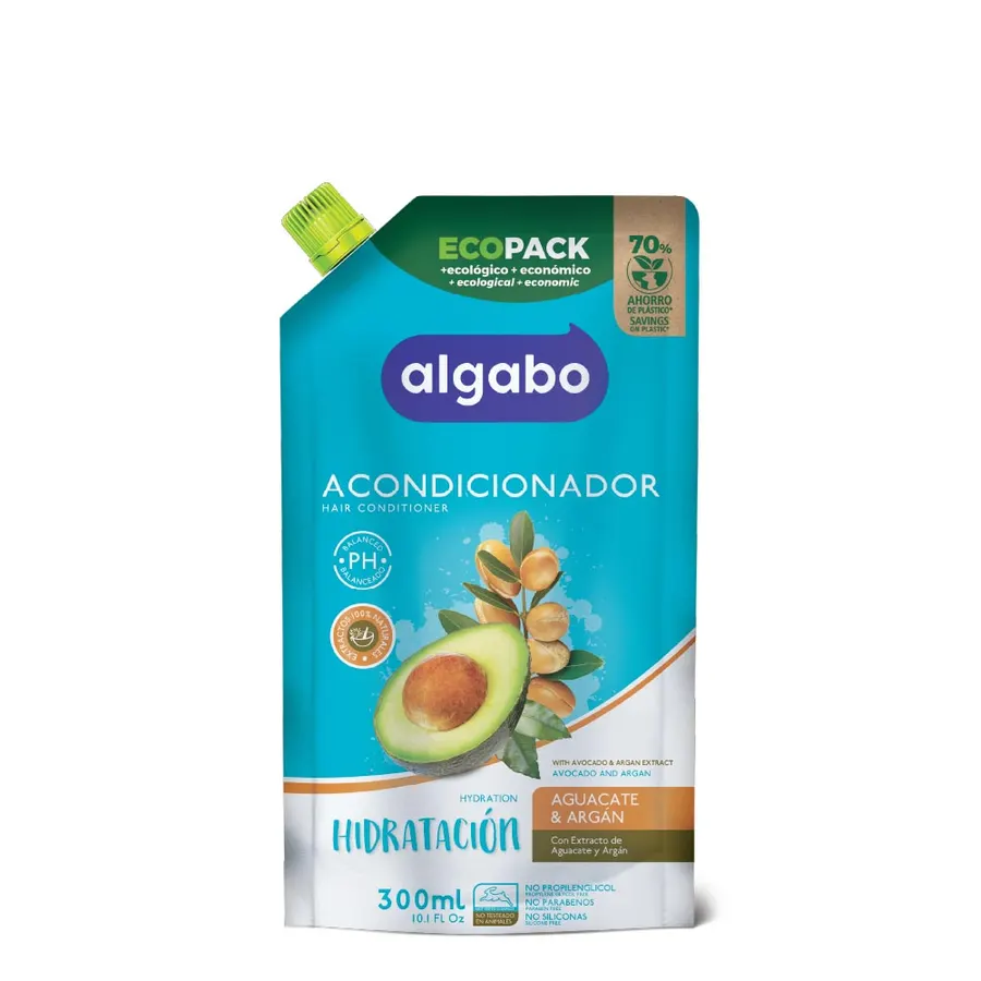 Algabo - Acondicionador x300 ml Ecopack HIDRATACIÓN