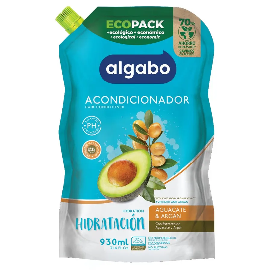 Algabo - Acondicionador x930 ml Ecopack HIDRATACIÓN