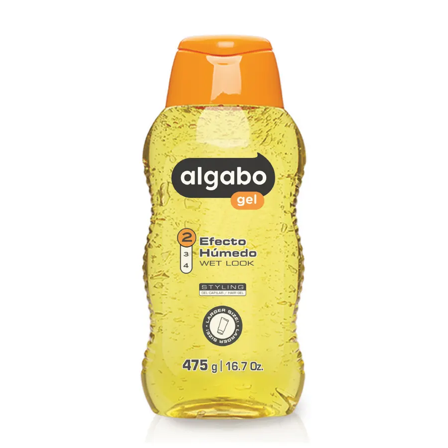 Algabo - Gel Efecto Húmedo x475 g Botella