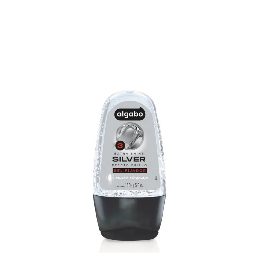 Algabo - Gel Extra Brillo y Control x150 g Silver Gota