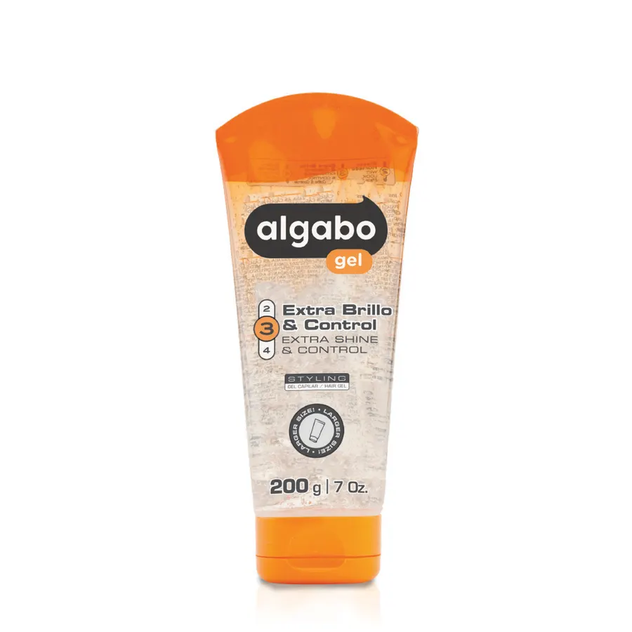 Algabo - Gel Extra Brillo y Control x200 g Pomo