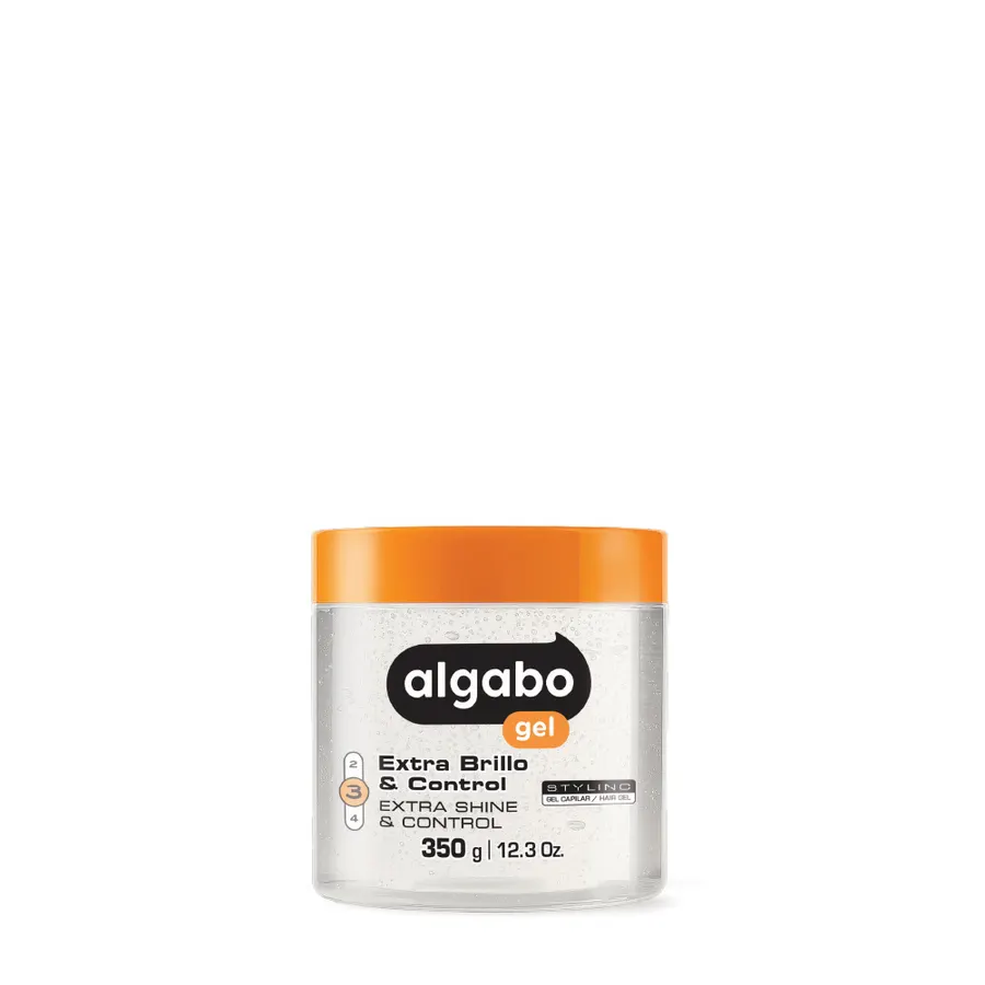 Algabo - Gel Extra Brillo y Control x350 g Pote