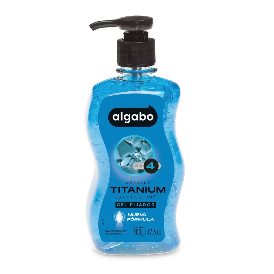 Algabo - Gel Fijación Extra Fuerte x500 g Titanium Bomba