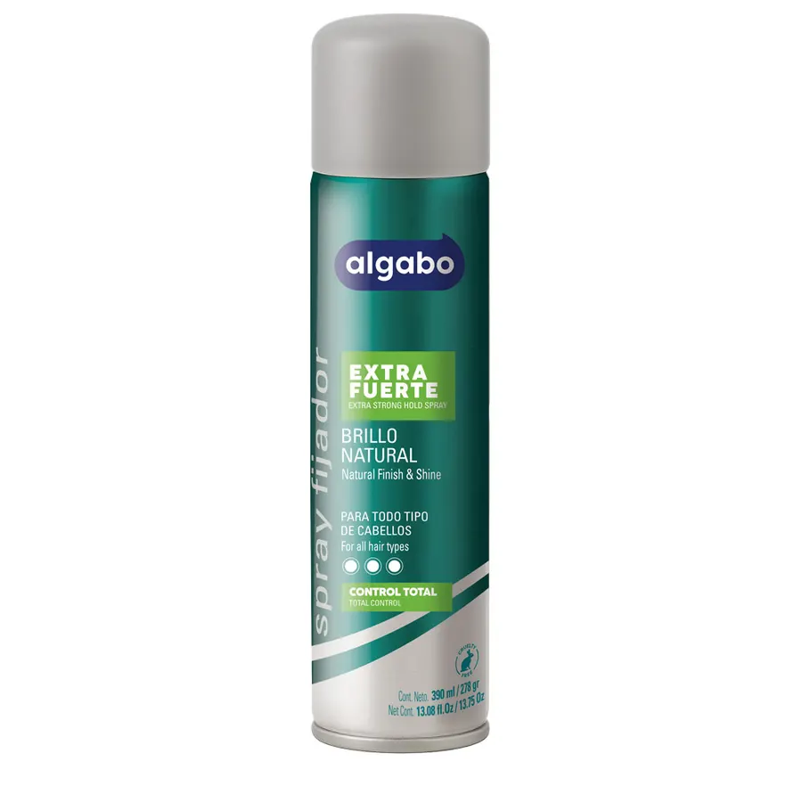 Algabo - Spray Fijador x390 ml Extra Fuerte