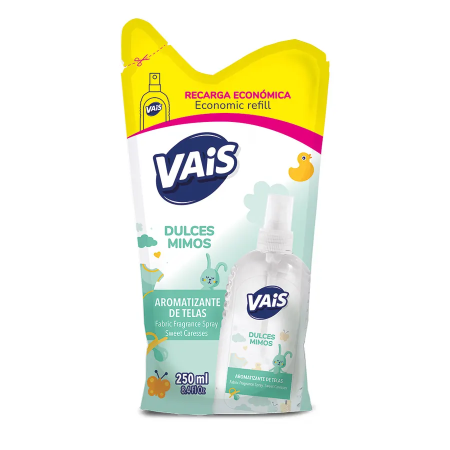 Vais - Aromatizante de Telas x250 ml - Dulces Mimos Doypack