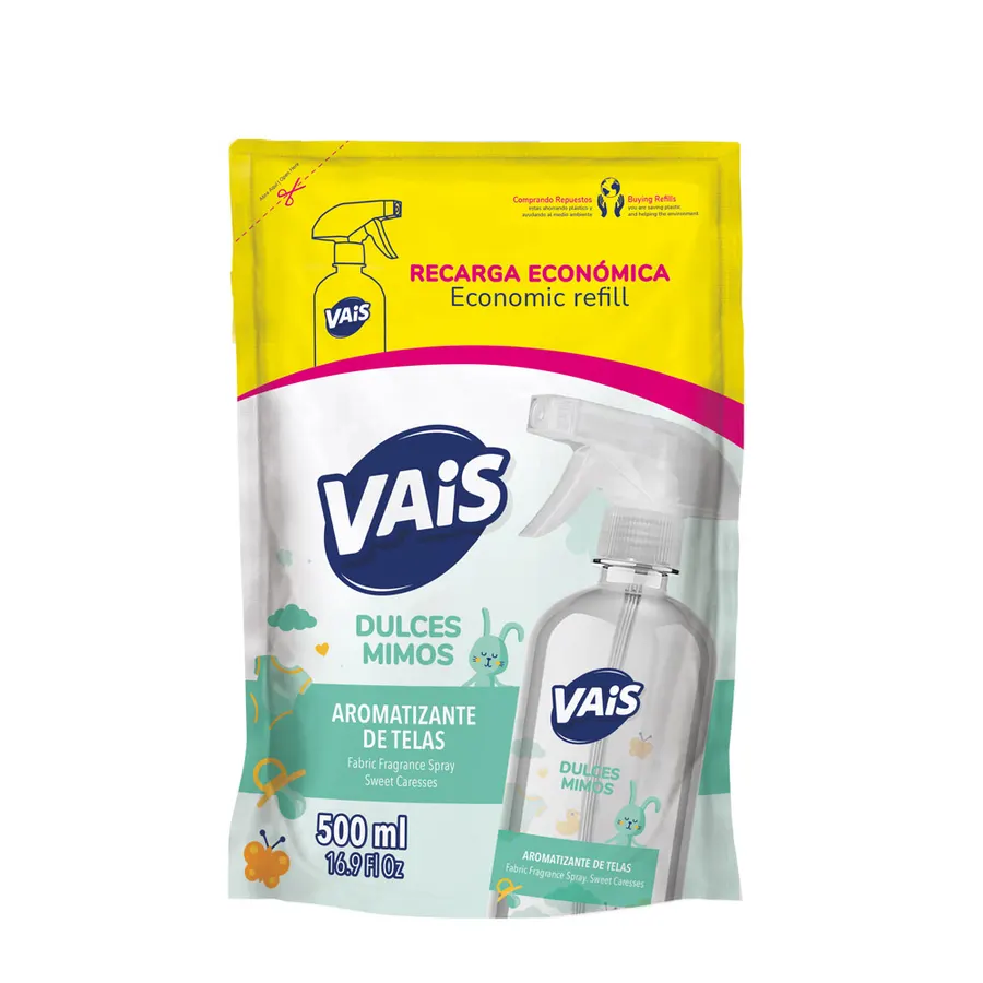 Vais - Aromatizante de Telas x500 ml - Dulces Mimos Doypack