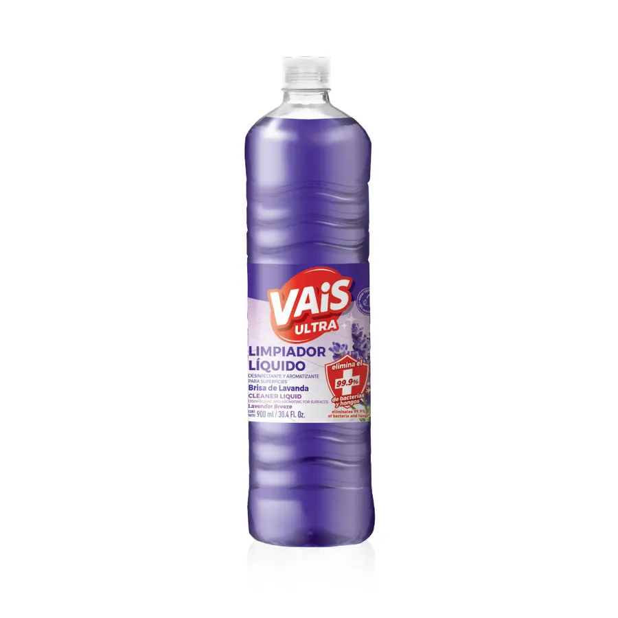 Vais - Botella x900 ml - Limpiador Liquido Brisa de Lavanda