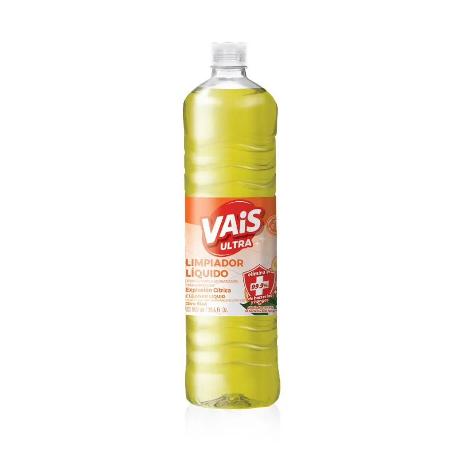 Vais - Botella x900 ml - Limpiador Líquido Explosión Cítrica