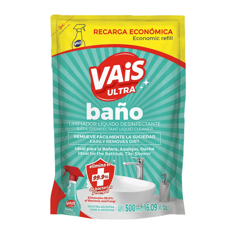 Vais - Doypack x500 ml - Limpiador Líquido Baño