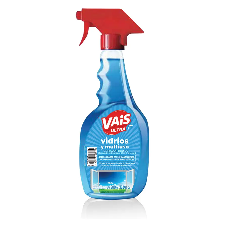 Vais - Gatillo x500 ml - Limpiador Líquido Vidrios y Multiuso