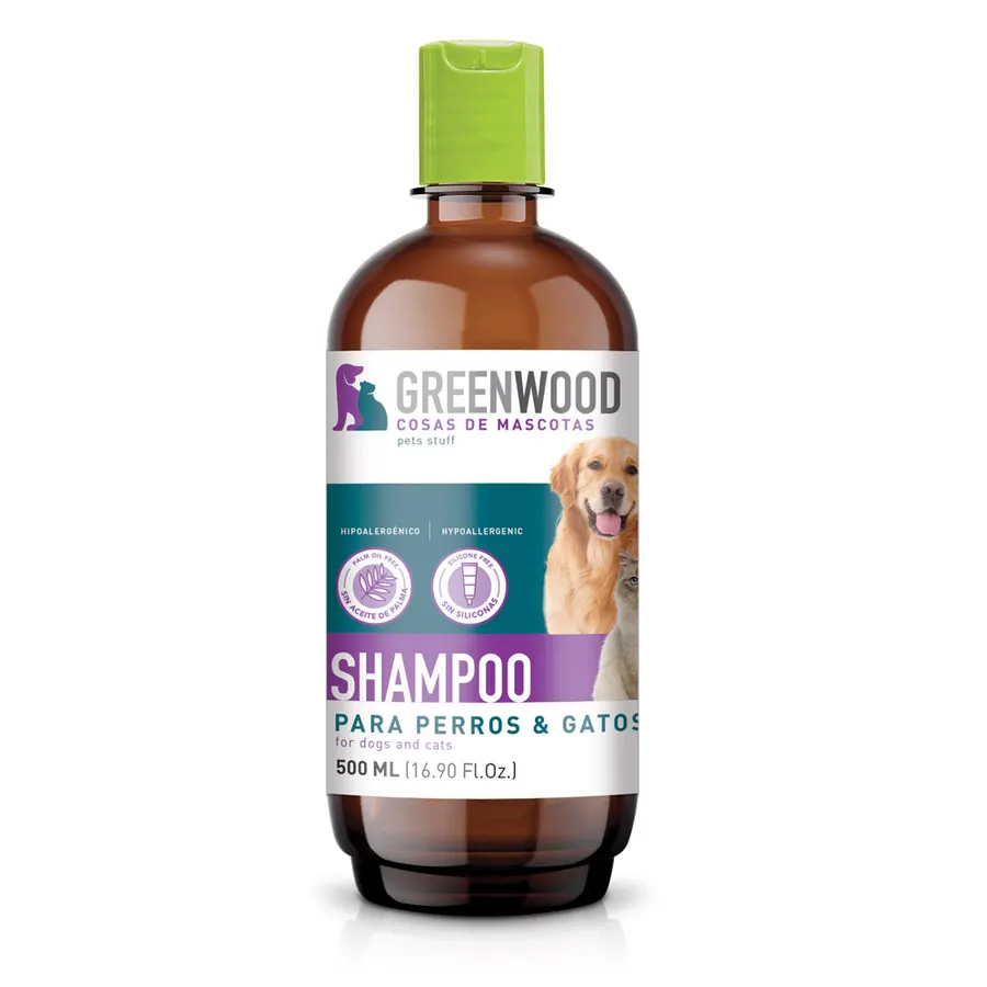 Greenwood - Perros y Gatos x500 ml Shampoo