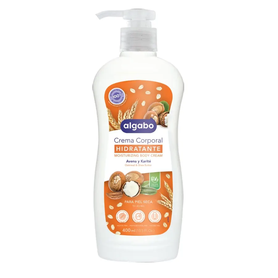Algabo - Crema Corporal x400 ml Avena y Karite