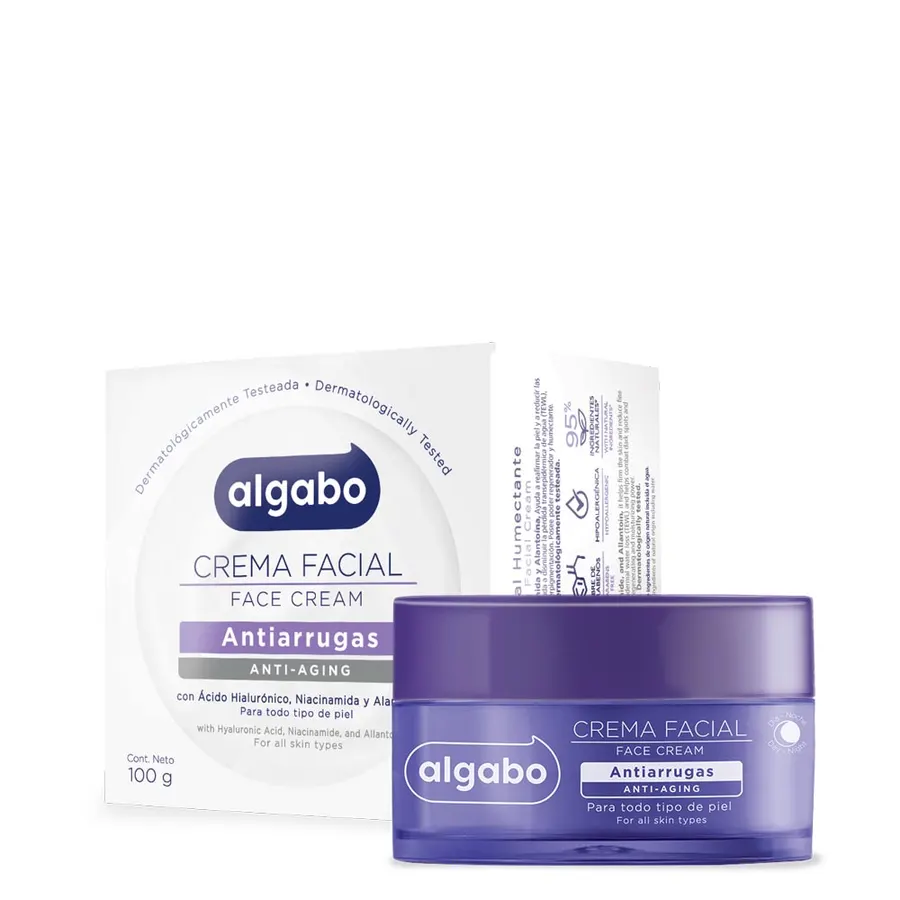Algabo - Crema Facial x100 g Antiarrugas