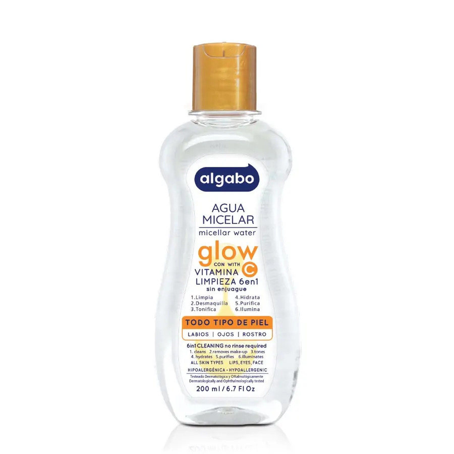 Algabo Micelar - Agua Micelar x200 ml Glow