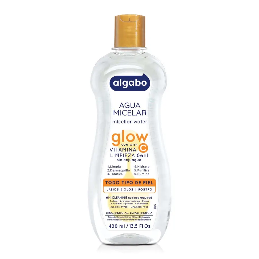 Algabo Micelar - Agua Micelar x400 ml Glow