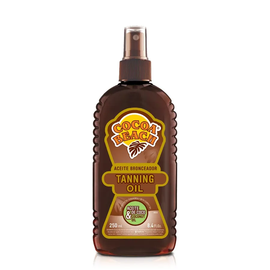 Cocoa Beach - Aceite Bronceador x250 ml Aceite de Coco