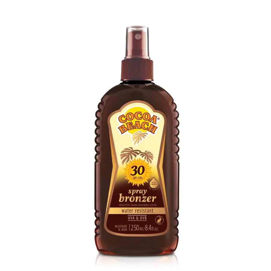 Cocoa Beach - Protector Solar Bronzer x250 ml 30 FPS Spray
