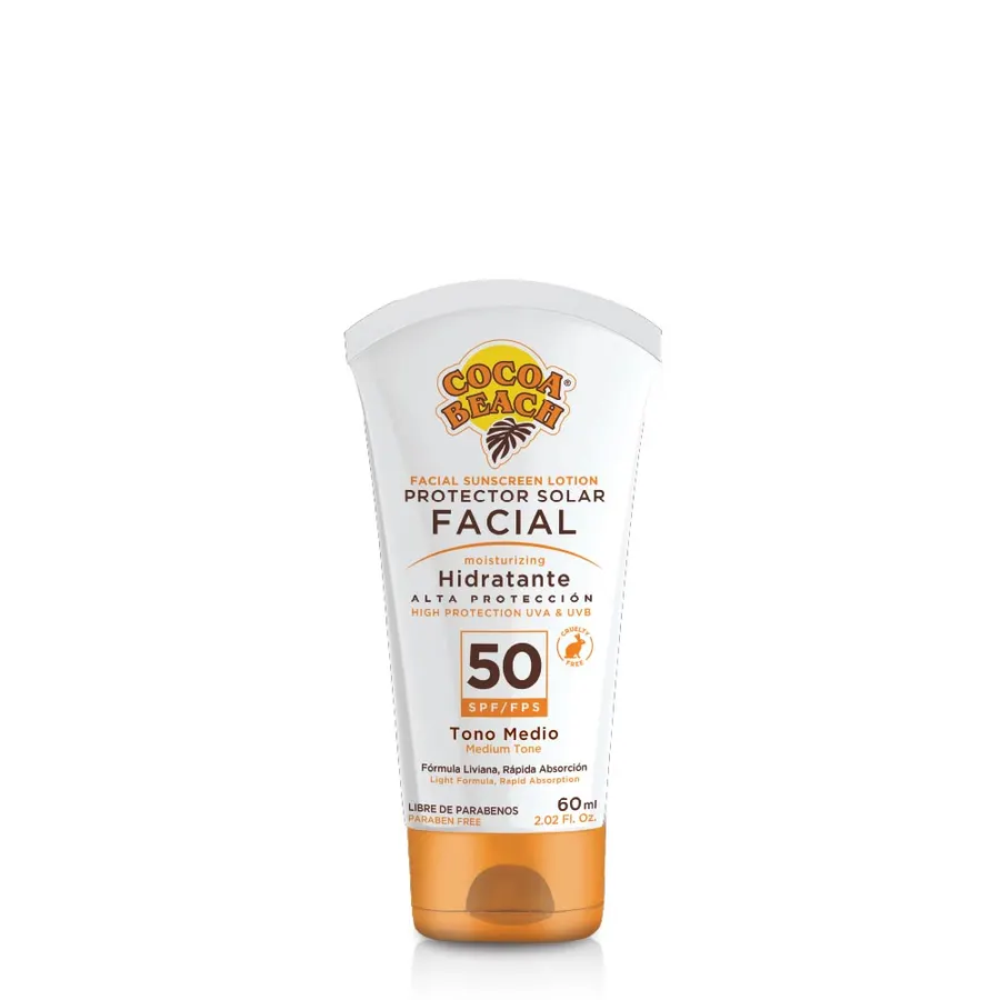 Cocoa Beach - Protector Solar Facial x60 ml 50 FPS Color
