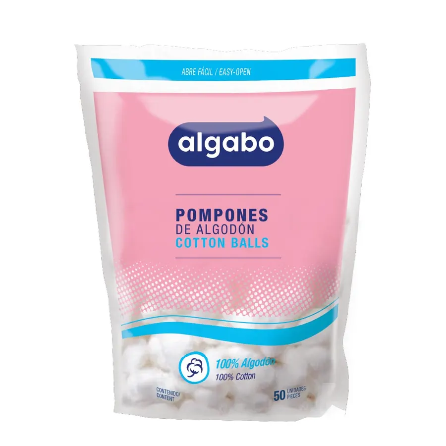 Algabo Algodón - Pompones de Algodón x50 u