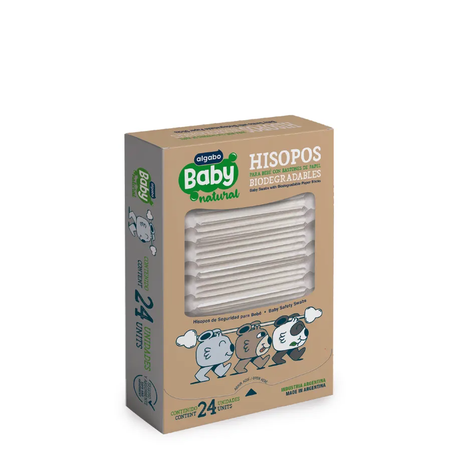 Algabo Baby - Hisopos x24 u Ecopack