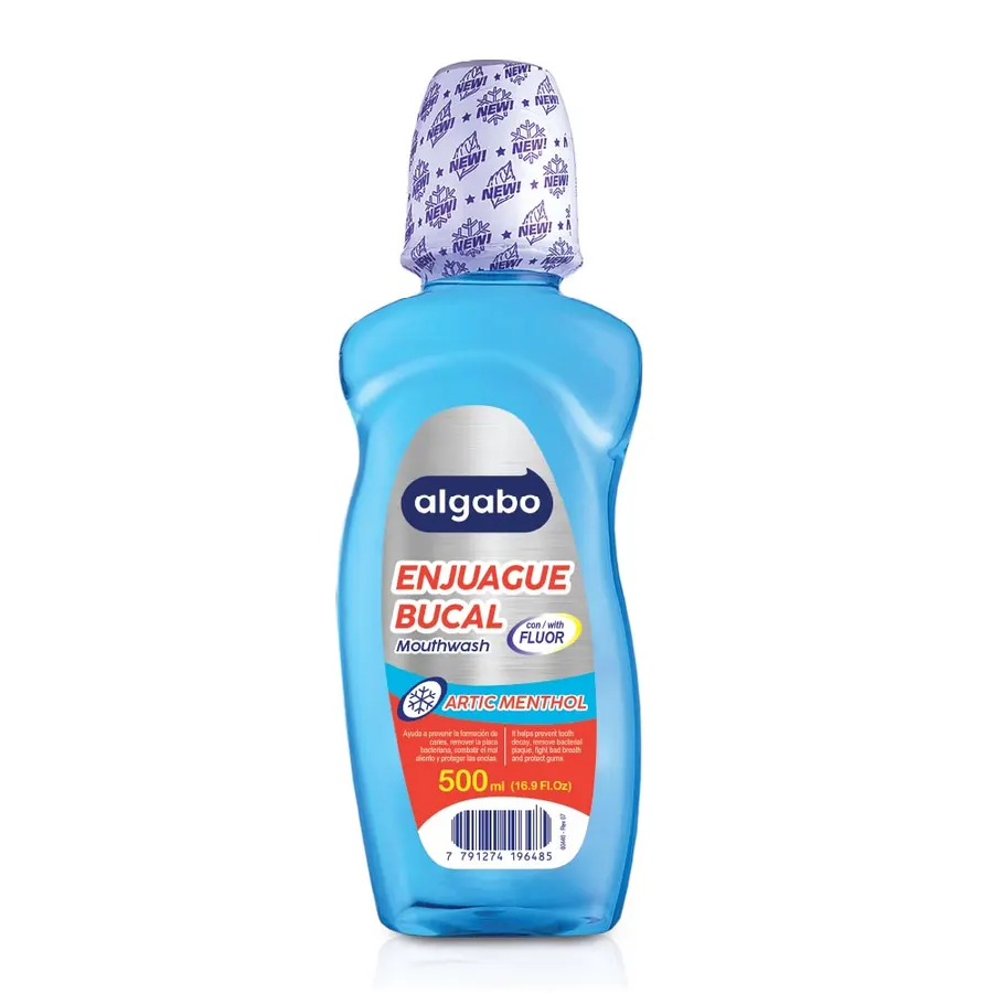 Algabo - Enjuage Bucal x500 ml Artic Menthol