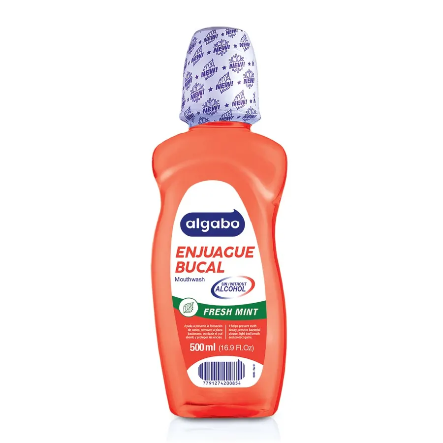 Algabo - Enjuage Bucal x500 ml Fresh Mint