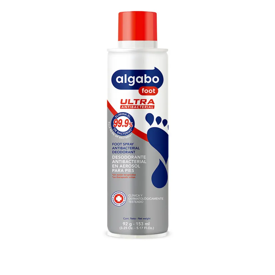 Algabo Foot - Desodorante Antibacterial x153 ml para Pies