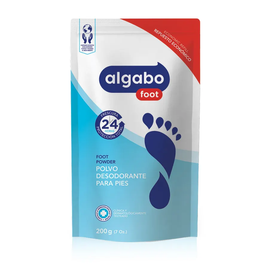 Algabo Foot - Polvo Pédico x200 g Repuesto Económico Doypack