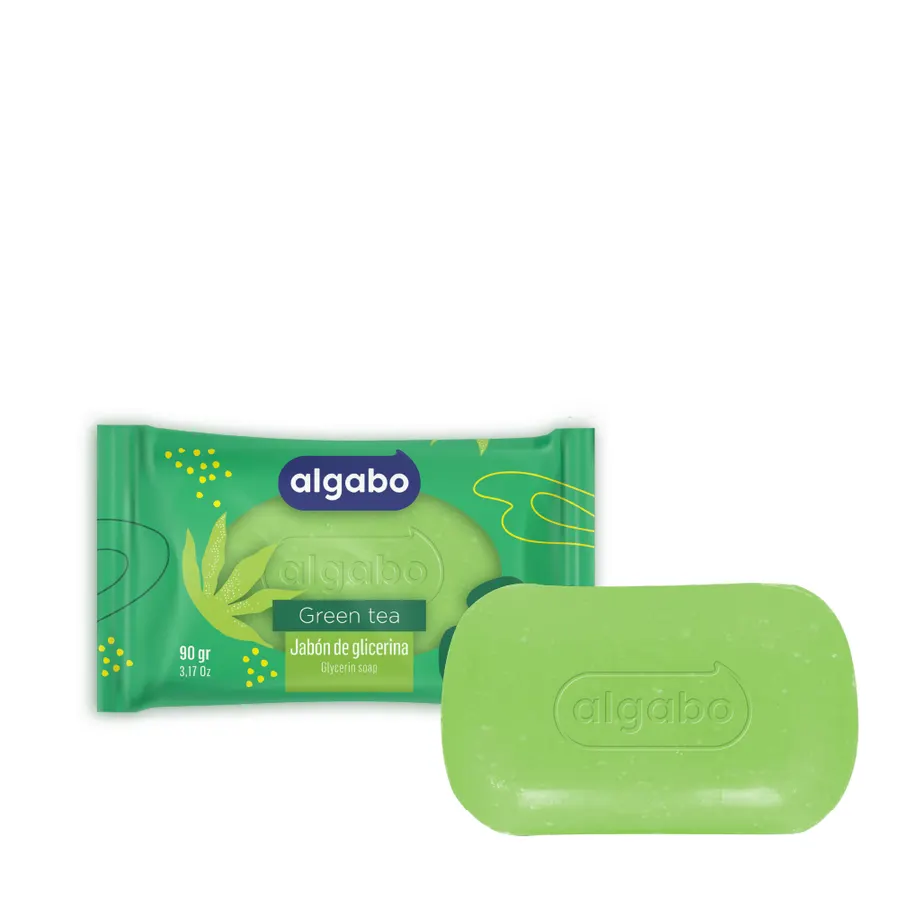 Algabo - Jabón de Glicerina x90 g Green Tea