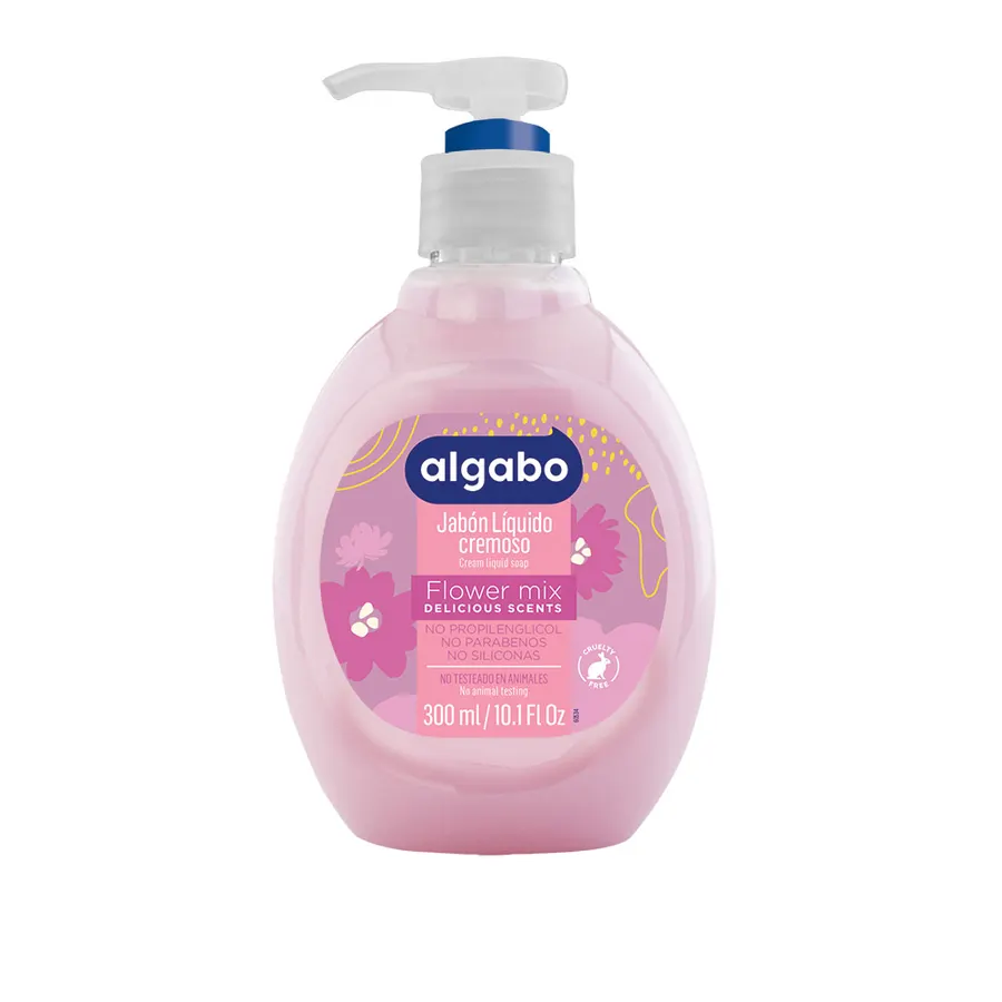 Algabo - Jabon Liquido x300 ml - Flower Mix