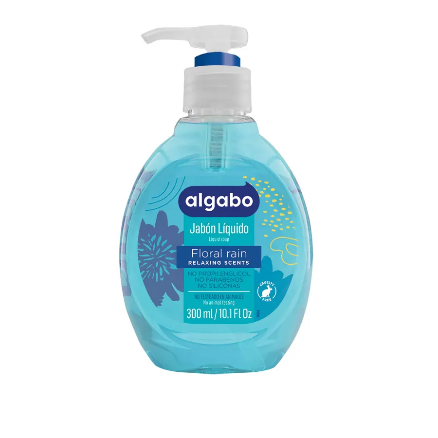 Algabo - Jabon Liquido x300 ml - Foral Rain