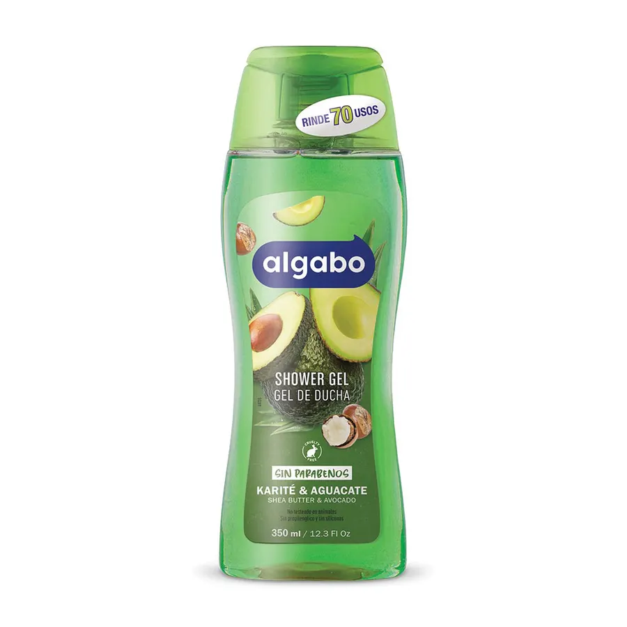 Algabo Natural - Shower Gel x350 ml Karité Aguacate