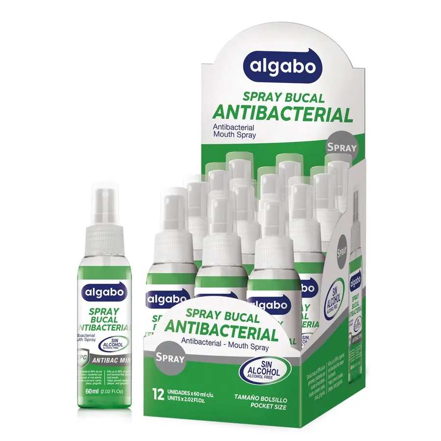 Algabo - Spray Bucal Antibacterial x60 ml en Spray Caja