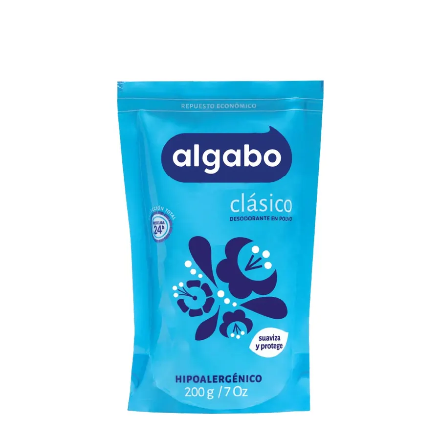 Algabo - Talco Desodorante x200 g Clasico Doypack