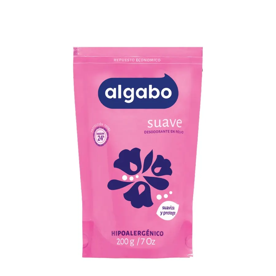 Algabo - Talco Desodorante x200 g Suave Doypack