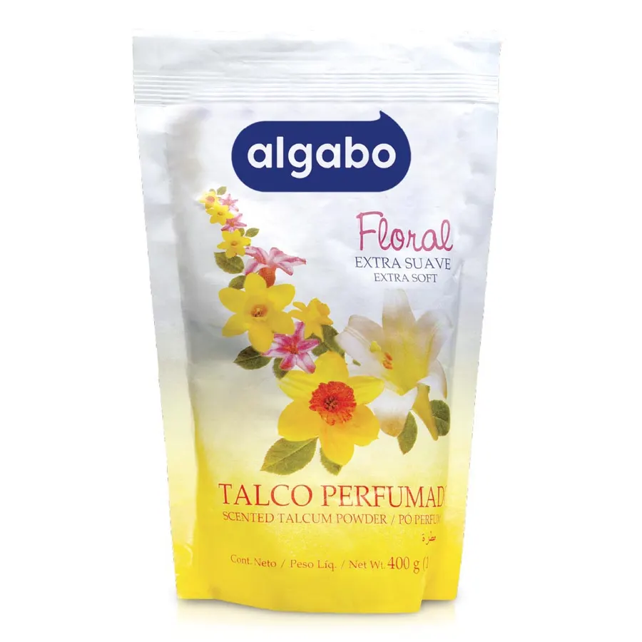 Algabo - Talco Perfumado x400 g Floral Doypack