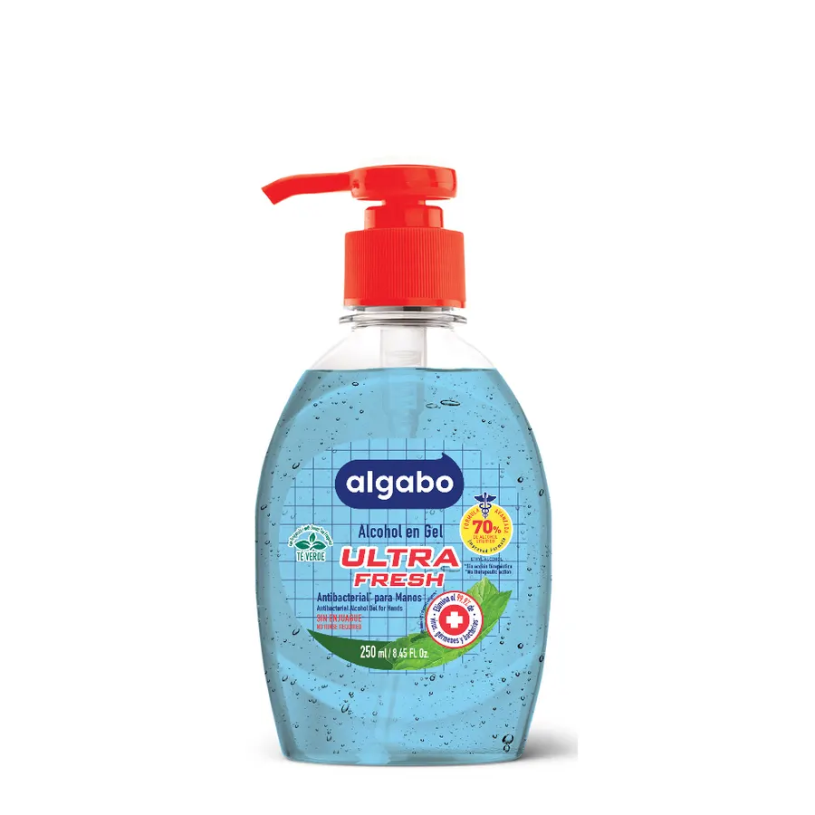 Algabo ULTRA - x250 ml Alcohol en Gel Fresh