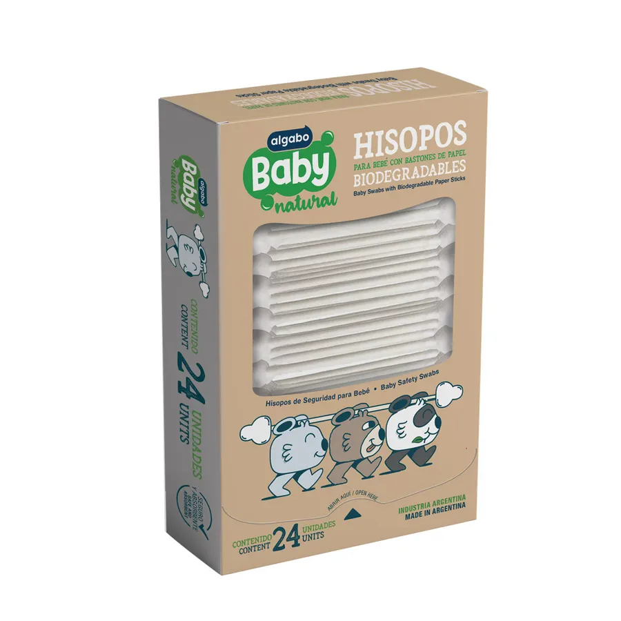 Algabo Baby - Hisopos x24 u Ecopack