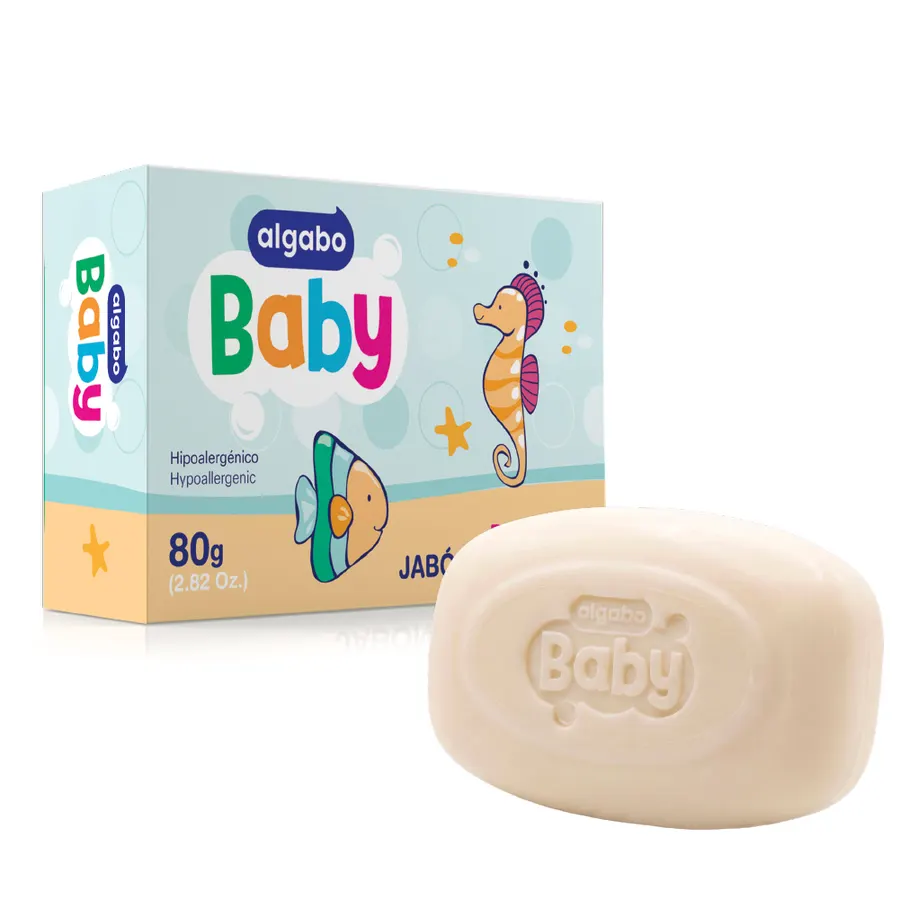 Algabo Baby - Jabón Cremoso x80 g Cremoso