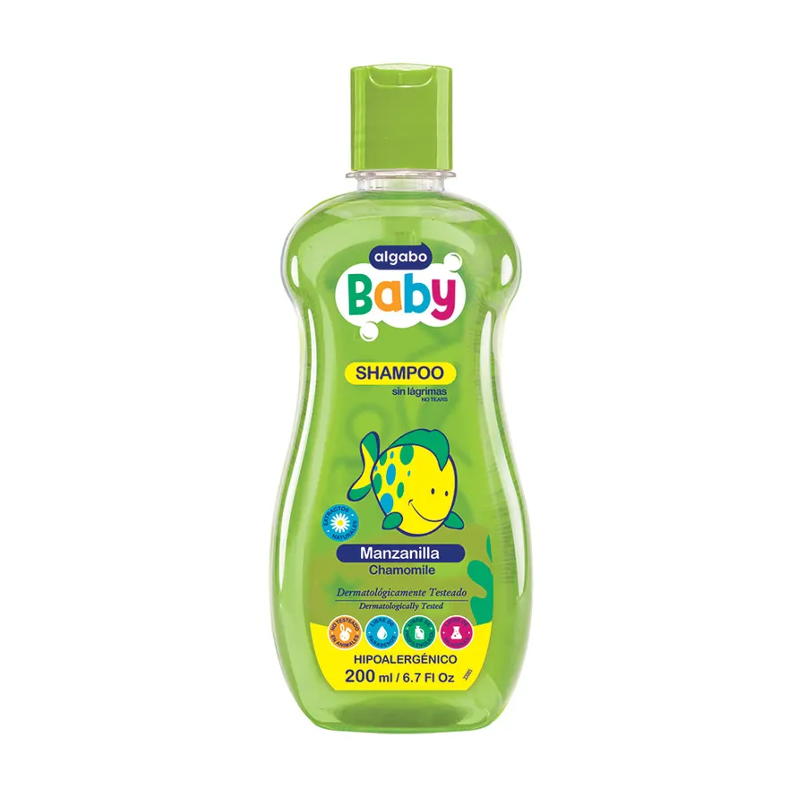 Algabo Baby - Shampoo x200 ml Manzanilla