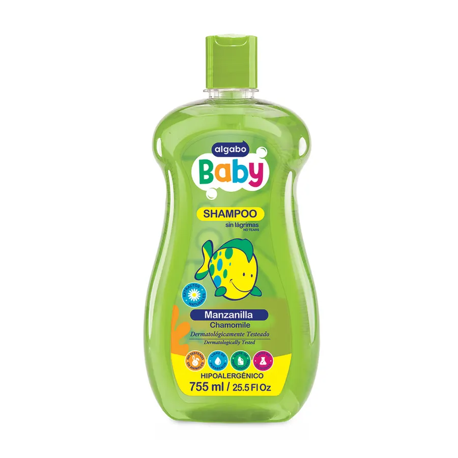 Algabo Baby - Shampoo x755 ml Manzanilla