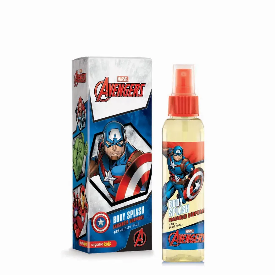 Algabo Kids - Avengers - Body Splash x125 ml Capitán América