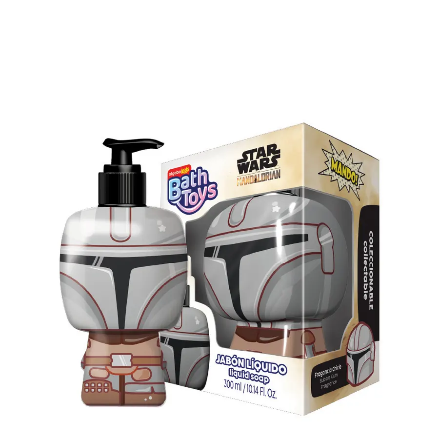 Algabo Kids - Bath Toys Jabón Líquido x300 ml - Star Wars Mando